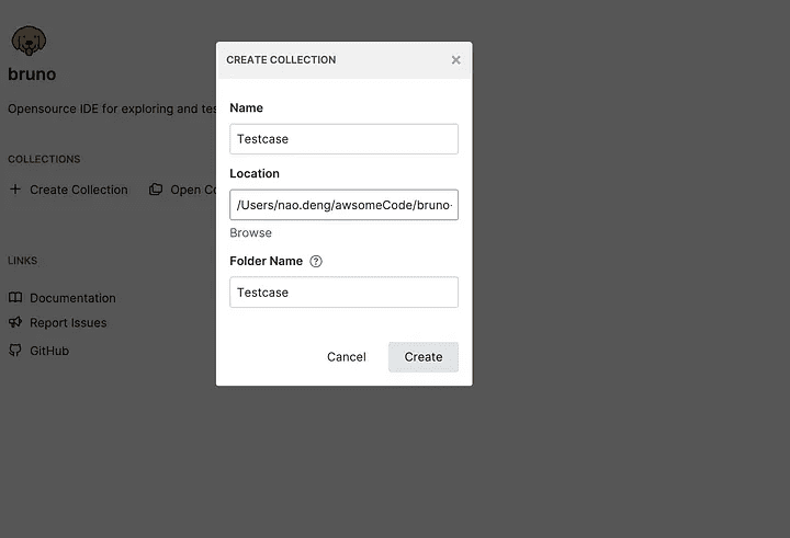 Creating a Test Case Directory