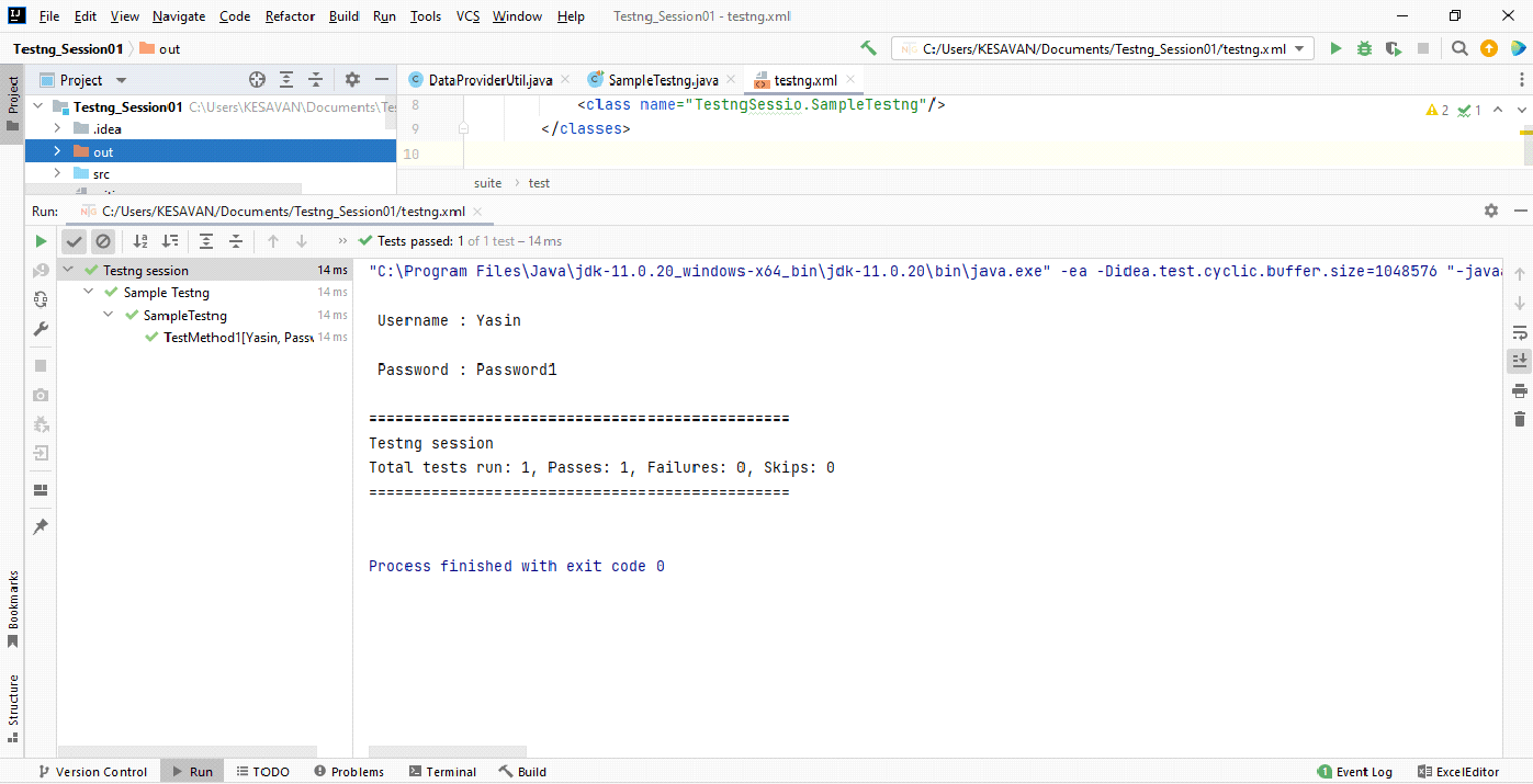 Selenium Report Generation TestNG Reports